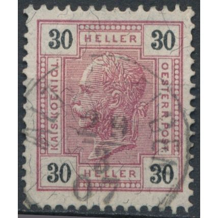 Emperor Franz Josef I: 30k - Austria 1899 - FH - MiNr 77A