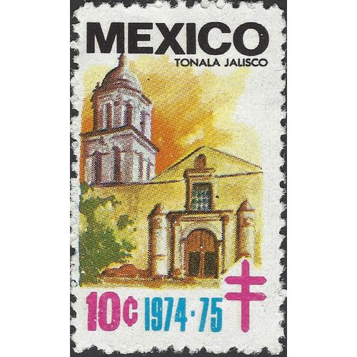 MEXICO, Tuberculosis charity, Tonalá, Jalisco, brown 1974, 10c