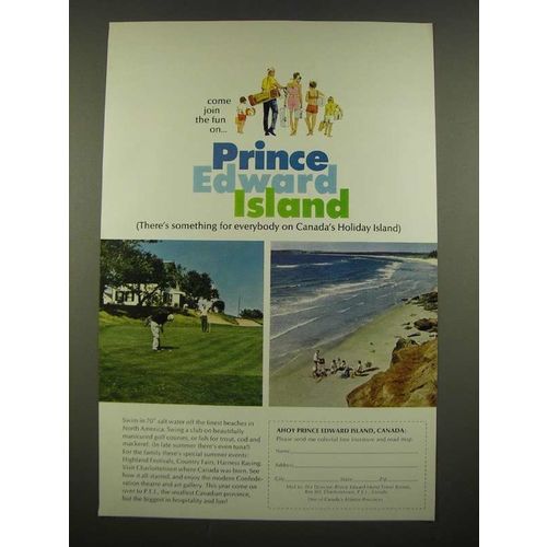 1969 Prince Edward Island Canada Ad - Come Join the Fun