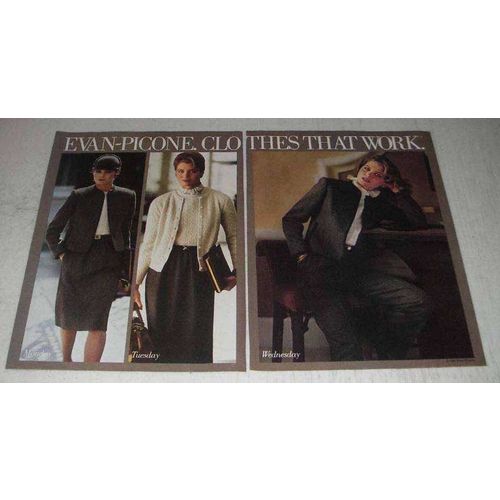 1981 Evan-Picone Fashion Ad - Clothes That Work