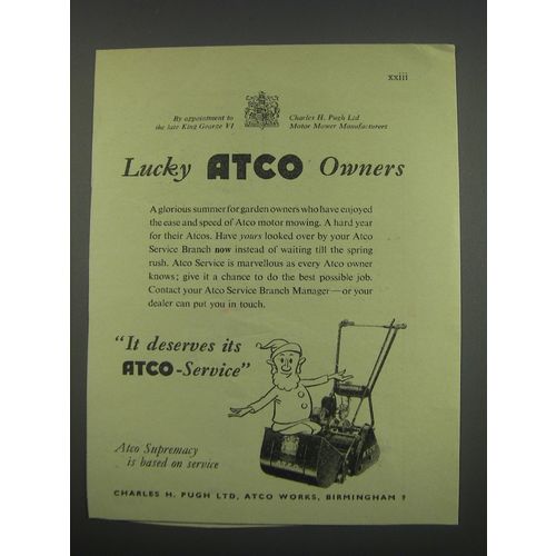 1955 Atco Lawn Mower Ad - Lucky Atco Owners