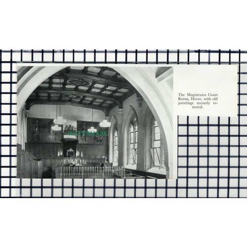 C7041) Magistrate's Court Room Dover Kent - 1957 Cutting
