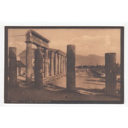 Roman Ruins Ancient City of Pompeii Postcard Italy 168