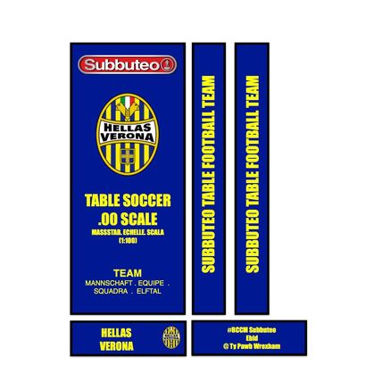 Tabletop Football Subbuteo Box Label Hellas Verona (ITA) 2020
