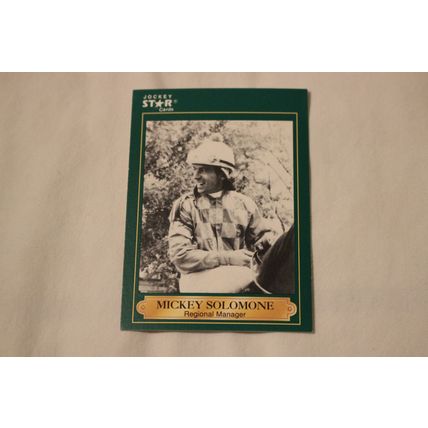 Mickey Solomone 1991 Jockey Star NO. 29