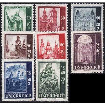 ÖSTERREICH AUSTRIA [1948] MiNr 0885-92 ( **/mnh )