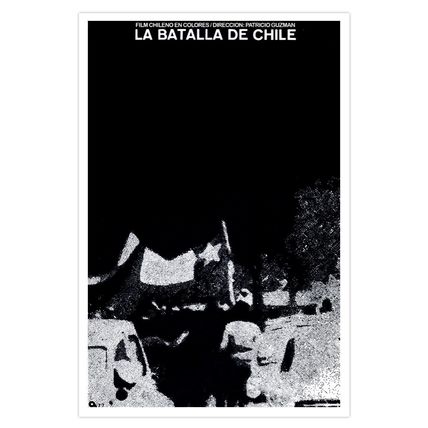 Cuban decor Wall Design movie Poster for Chilean film"BATALLA"political