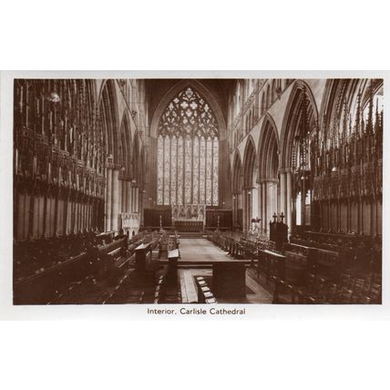 M&L Postcard Interior Carlisle Cathedral