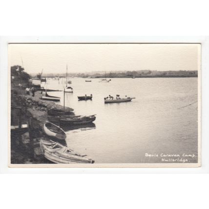Davis Caravan Camp Hullbridge Postcard Essex B