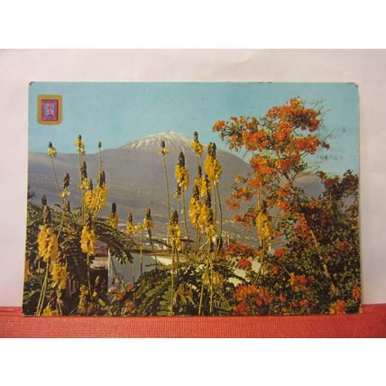 THE TEIDE, TENERIFE , SPAIN used postcard #