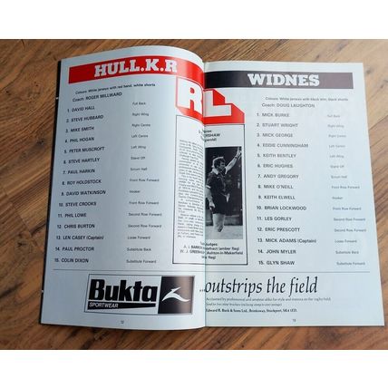 1981 Rugby League Challenge Cup Final Programme & Ticket – Hull K.R. vs Widnes