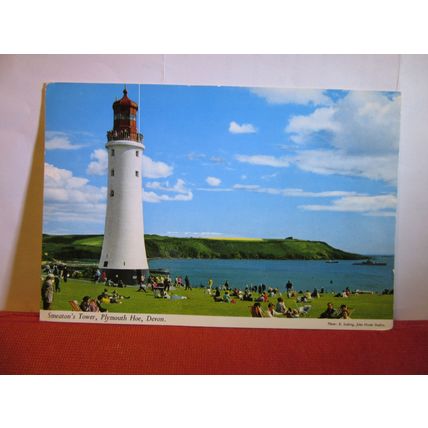SMEATON'S TOWER, PLYMOUTH HOE, DEVON. used postcard by John Hinde =