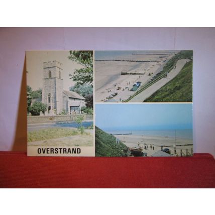 multiview, OVERSTRAND, NORFOLK, unused postcard by Kingsley =