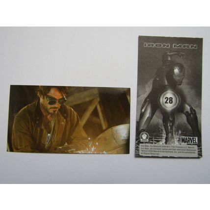 Marvel - Iron Man The Movie 2008 - Preziosi Sticker Drop-down Choice (e18)