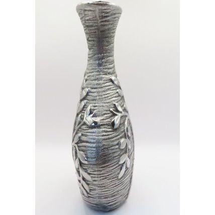 Light Grey Bottle Vase Ceramic 24 CM Decorative Gift Home Decor Flowers