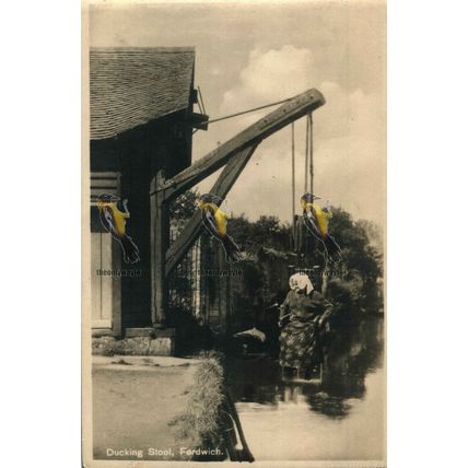 Ducking Stool, Fordwich Near Herne Bay, Kent, Postcard
