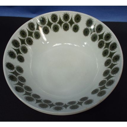 2 Rare Vintage Jonson Bros Ironstone Made in England Ice cream Cereal Bowl Green