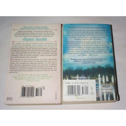 Lot 949 - - Kimberly Cates - 9 Books - Romance / Historical Romance - Paperback