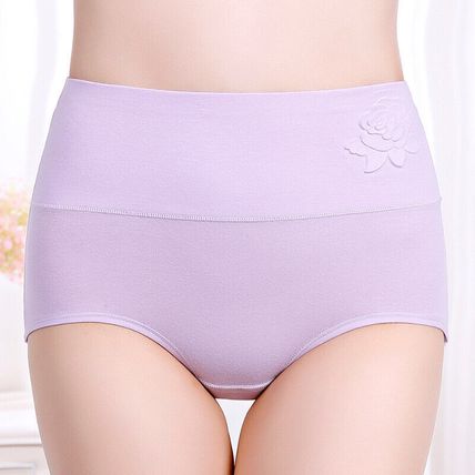 Pure Cotton High Waist Women's Panties Postpartum High Waist Belly Up Hips Plus