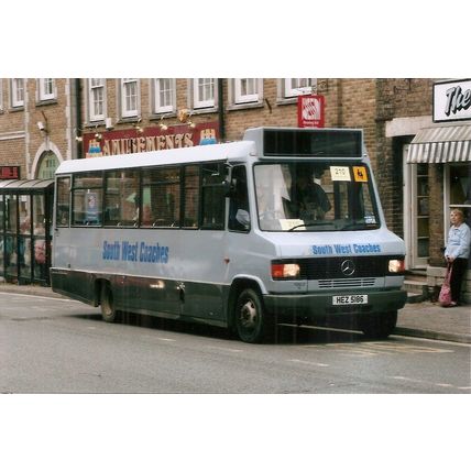Colour Photo of South West Coaches Ltd. - HEZ 5186 ex. CentreWest London Buses