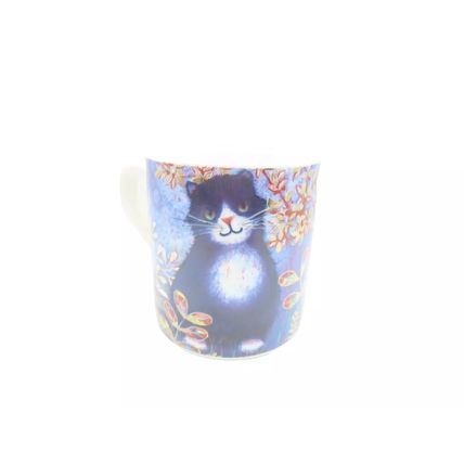 Black & White Cat Mug 9 CM Ceramic Fine China Beverage Drink Tableware Feline