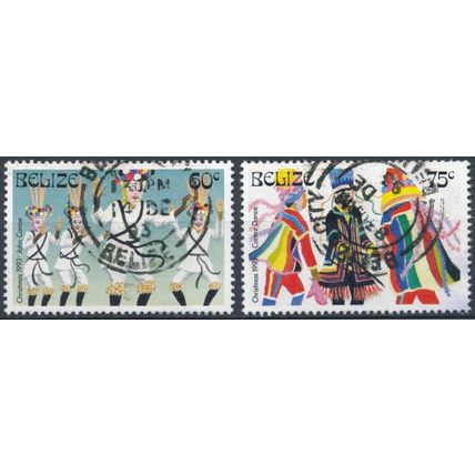 Christmas: 60c & 75c - Belize 1993 - F H - SG 1153/4