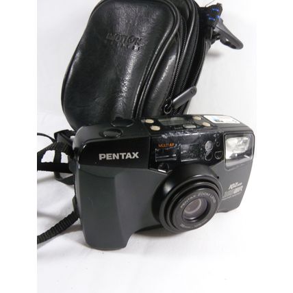 Pentax IQZoom 105WR Weather-Resistant 35mm Film Camera w/Case *
