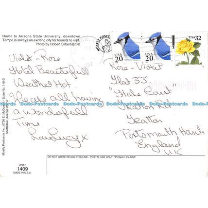 D028169 Temple. Arizona. Robert Silberblatt. Mostly Postcards. 1997