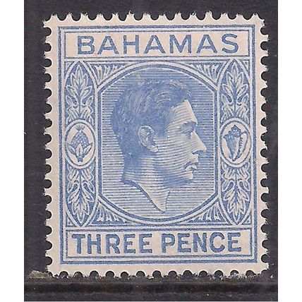 Bahamas 1938 - 52 KGV1 3d Blue MM SG 154a ( A283 )