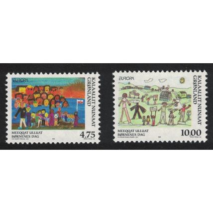 Greenland Europa National Festivals Children's Day 2v 1998 MNH SG#338-339