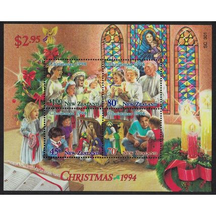 New Zealand Christmas MS 1994 MNH SG#MS1839