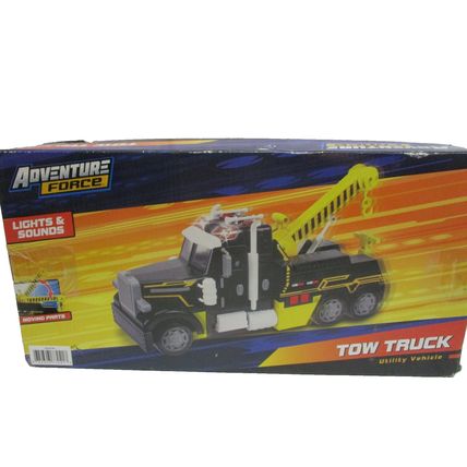 Adventure Force Tow Truck Utility Vehicle Lights and Sounds 15" x 8"
