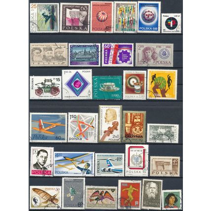 1200+ Stamp Selection - Poland - Used Hinged