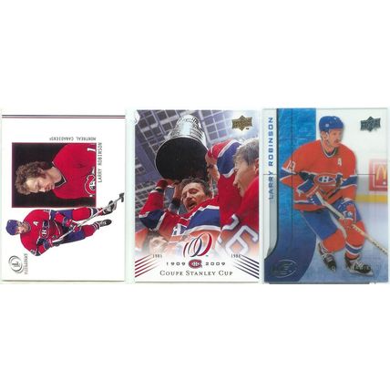 LARRY ROBINSON 9x card lot 1988-2015