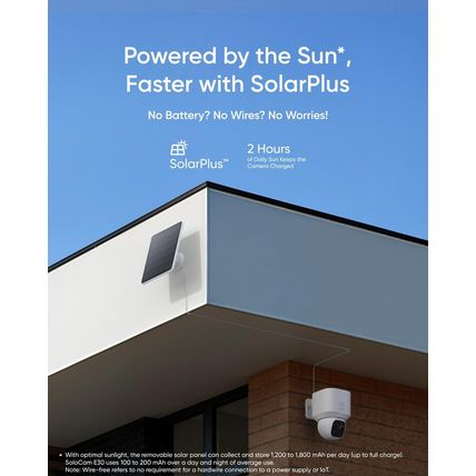 Eufy Security Solocam E30, Security Cameras Wireless Outdoor, Solar Camera Outdo