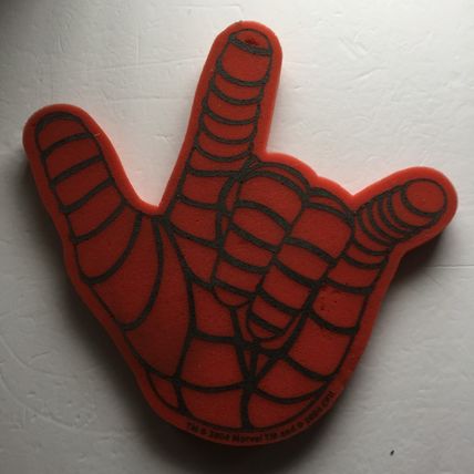 Preowned SDCC Promo Spider-Man 13'' Foam Web Hand