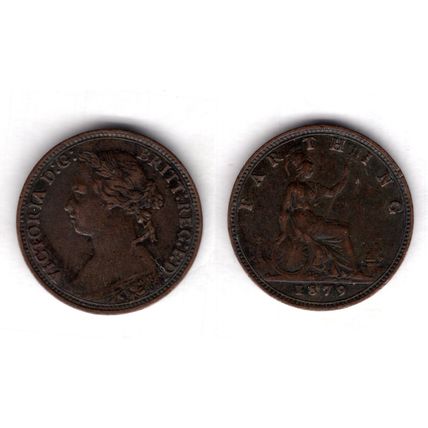 Great Britain. Victoria. Farthing 1879. dy21269