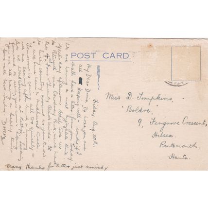 EC897 ROGATE - SOUTHDOWNS GUEST HOUSE. . PRINTED POSTCARD