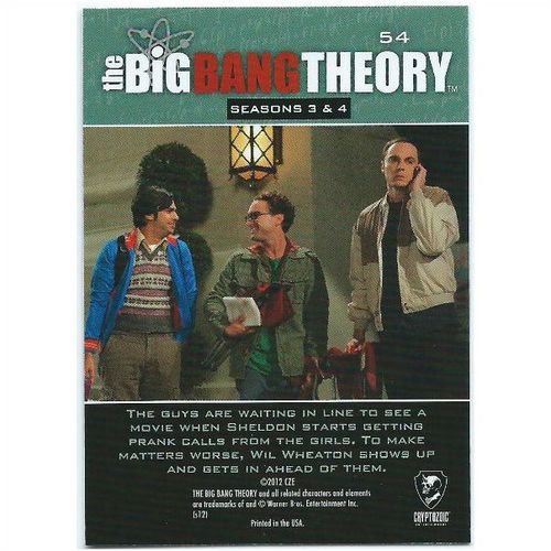 The Big Bang Theory Seasons 3 & 4 - #54
