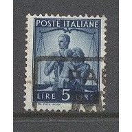 Italy.SG659 5l "Work,Justice and Family" (Blue).Fine Used.Jan15