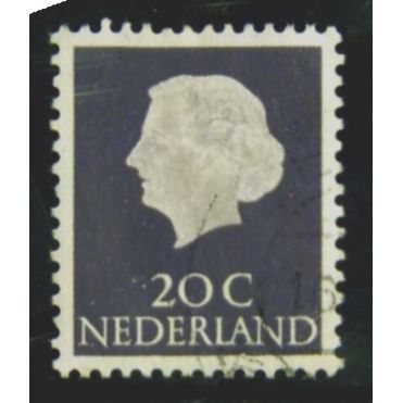 NETHERLANDS 1953 SG 778 20c SLATE PURPLE FINE USED #