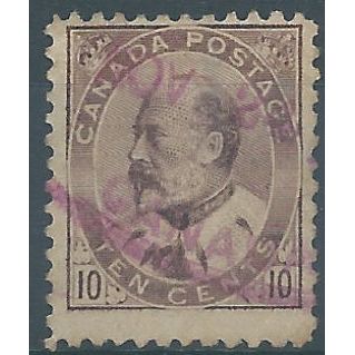 Canada 1903 SG183 10c Pale Dull Purple Good+ Used.. ..