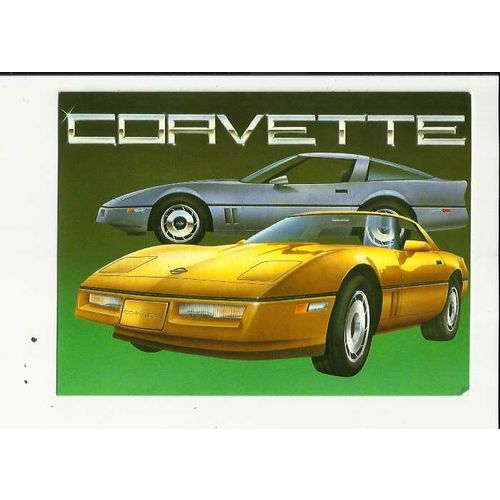 CORVETTE (Terry Pastor) Athena Postcard (9507)