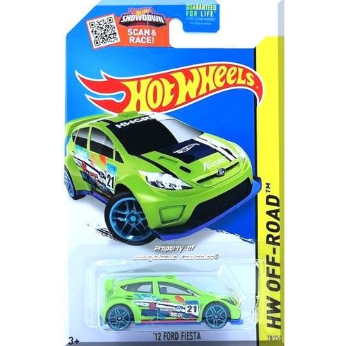 Hot Wheels - '12 Ford Fiesta: HW Off Road 2015 - Road Rally #78/250 *Lime Green*