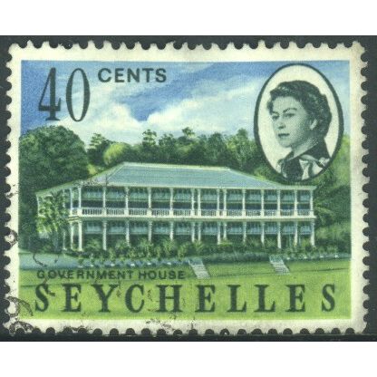 Seychelles 1962 - SG202 - 40c Government House - used