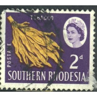 Southern Rhodesia 1964 - SG94 - 2d yellow/violet - Tobacco - used