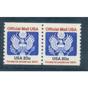 O135v 20c Eagle Very Fine MNH CNP Right 1 P0156