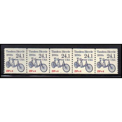 2266 24.1c Tandem Bicycle Very Fine MNH Dry Gum PNC 1/5 X1329