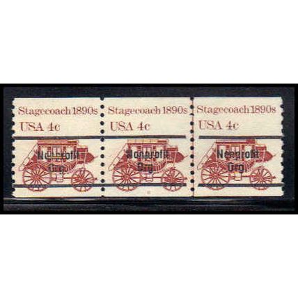 1898Ab 4c Stagecoach Very Fine MNH Dry Gum PNC 6/3 Line Gap PA2280