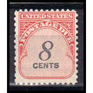 J96 8c Postage Due Average MNH KA1126